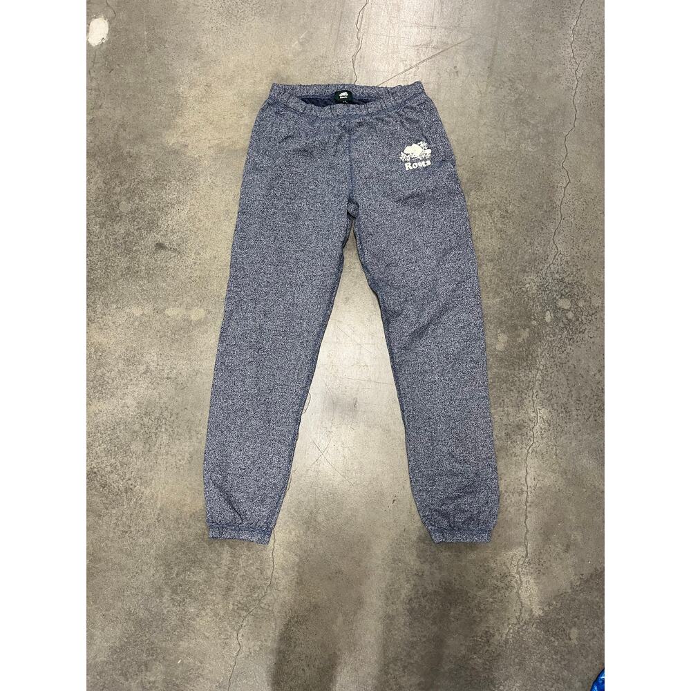 Roots Canada Sweatpants Women’s S/P Blue Joggers Pockets Athletic Pants Cotton